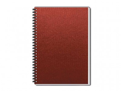caderno percalux grande vermelho