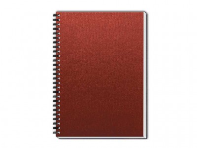 caderno percalux grande vermelho